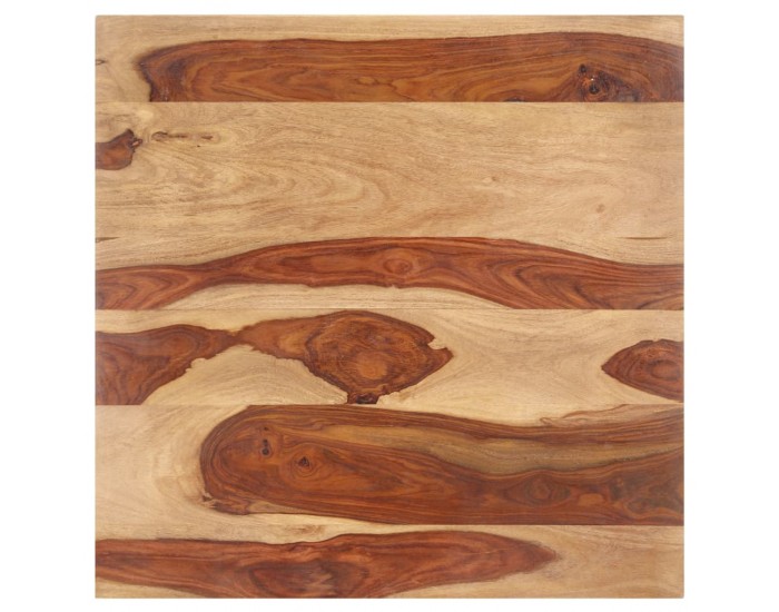 Sonata Плот за маса, шишамово дърво масив, 15-16 мм, 70x70 cм