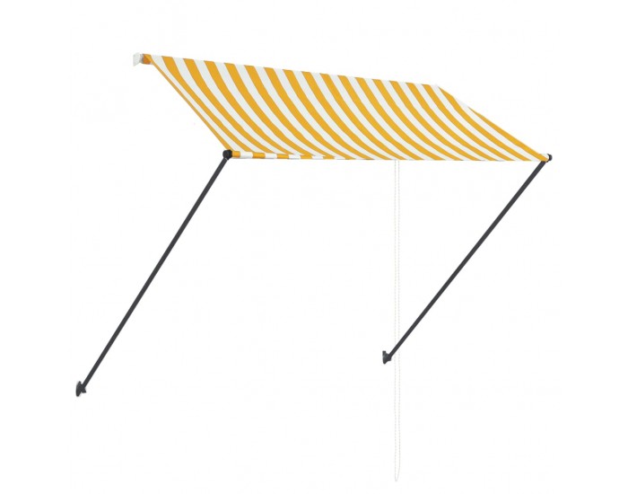 Sonata Сенник с падащо рамо с LED, 250х150 см, жълто и бяло