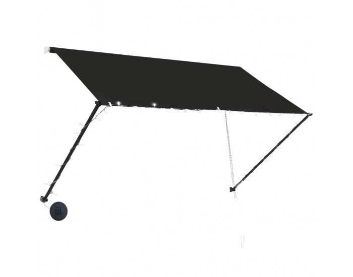 Sonata Сенник с падащо рамо с LED, 250х150 см, антрацит