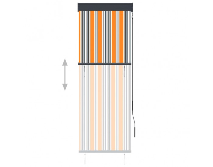 Sonata Външна ролетна щора, 60x250 см, жълто и синьо