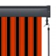 Sonata Външна ролетна щора, 60x250 см, оранжево и кафяво