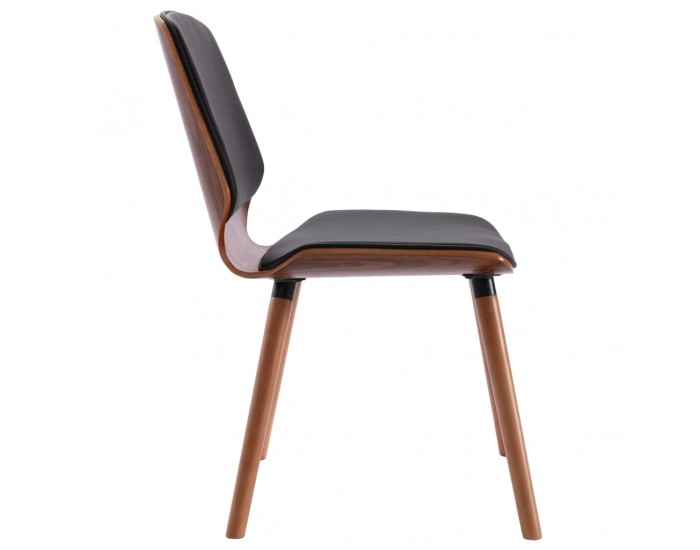 Sonata Трапезни столове, 2 бр, черни, изкуствена кожа