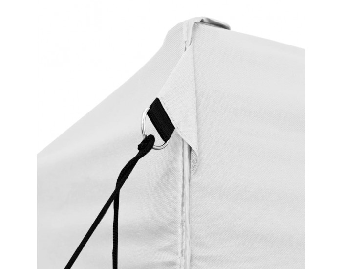 Sonata Професионална сгъваема парти шатра, 3x6 м, стомана, бяла