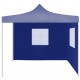 Sonata Сгъваема парти шатра с 2 странични стени 2x2 м стомана синя