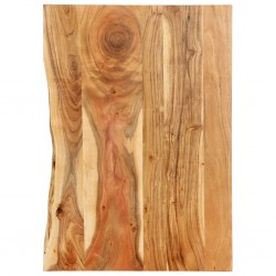 Sonata Плот за баня, акация масив, 80x55x2,5 см - Продукти за баня и WC