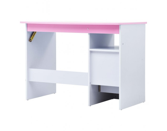 Sonata Детско бюро за рисуване, накланящ се плот, розово и бяло