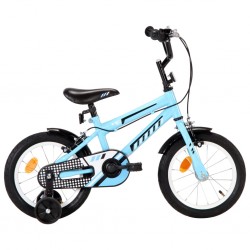 Sonata Детски велосипед, 14 цола, черно и синьо - Детски превозни средства