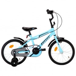 Sonata Детски велосипед, 16 цола, черно и синьо - Детски превозни средства