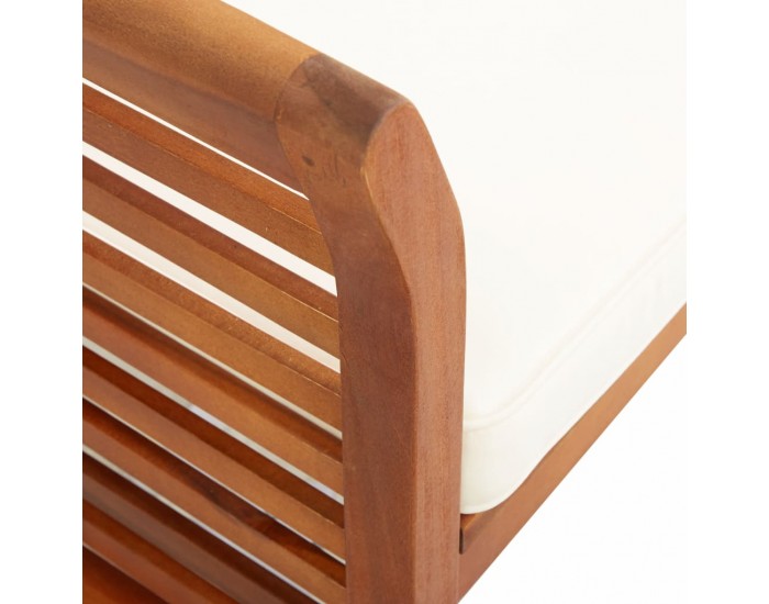 Sonata Градински трапезен комплект с възглавници 5 части акация масив