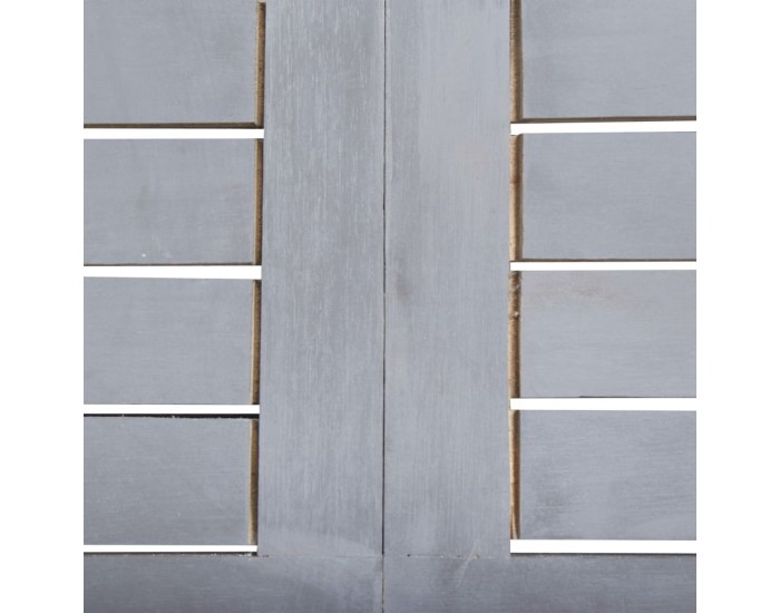 Sonata Градински трапезен комплект, 5 части, акация масив, сив