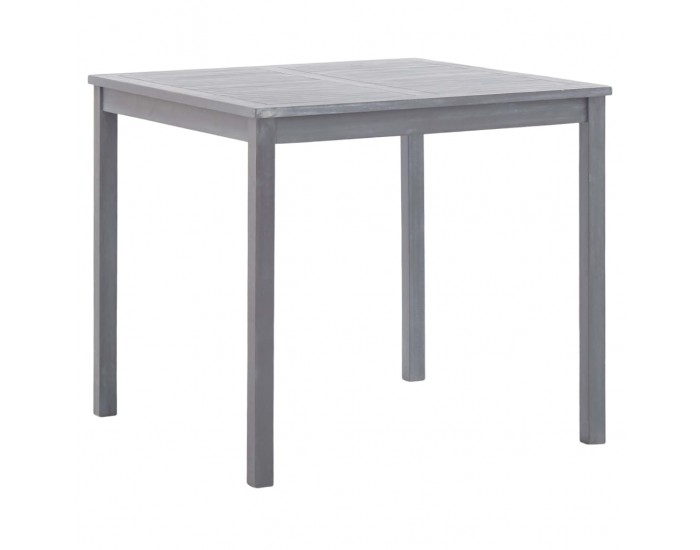 Sonata Градински трапезен комплект, 5 части, акация масив, сив