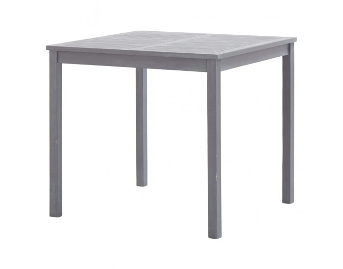 Sonata Градински трапезен комплект, 5 части, акация масив, сив