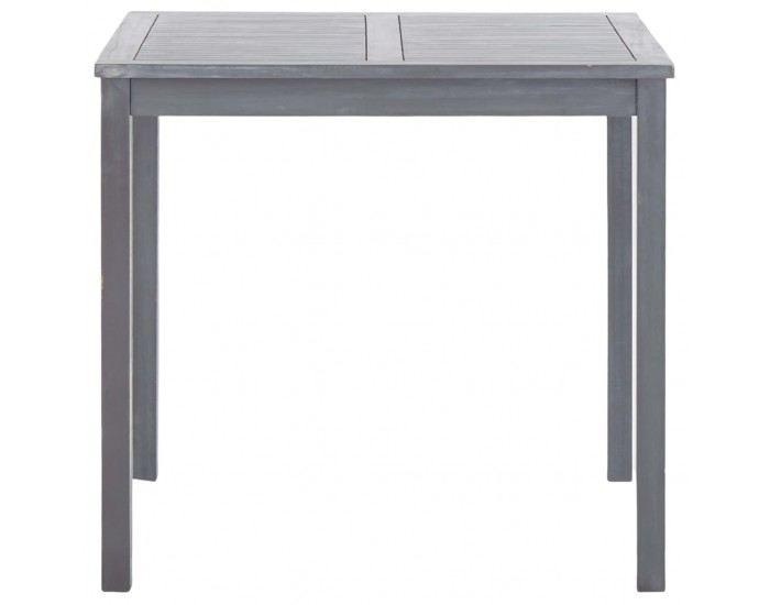 Sonata Градински трапезен комплект, 5 части, акация масив, сив