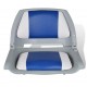 Sonata Седалки за лодка 2 бр сгъваеми облегалки синьо-бели 41x51x48 см
