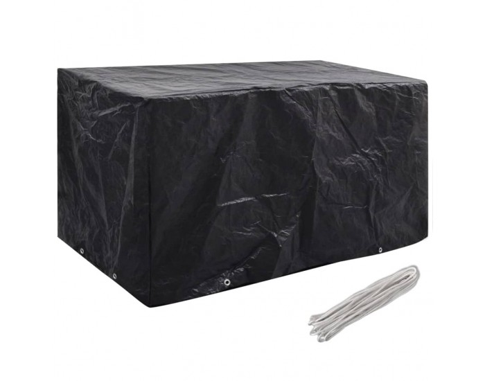 Sonata Калъфи за градински мебели, 2 бр, 8 капси, 180x70x90 см