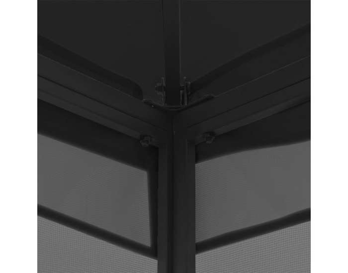 Sonata Градинска шатра със завеси, 300x400x265 см, антрацит Sonata Градинска шатра със завеси, 300x400x265 см, антрацит