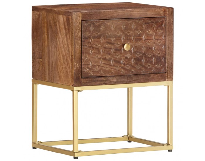 Sonata H Нощно шкафче, 40х30х50 см, мангово дърво масив