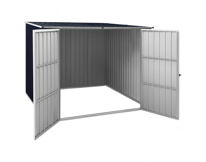 Sonata Градинска барака, антрацит, 195x198x159 см, поцинкована стомана