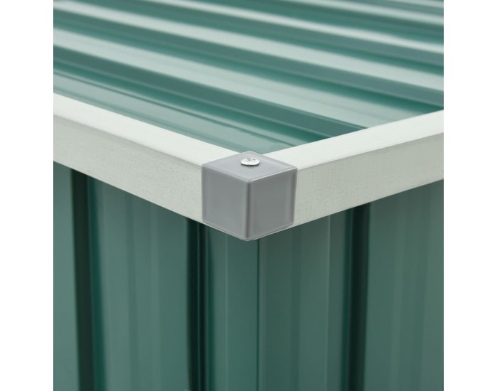 Sonata Градински сандък за съхранение, зелен, 149x99x93 см