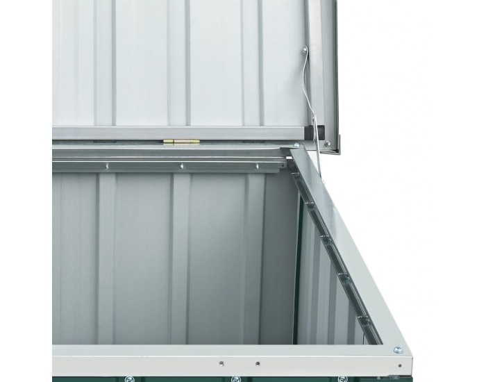 Sonata Градински сандък за съхранение, зелен, 149x99x93 см