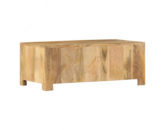 Sonata Маса за кафе с 4 чекмеджета, 90x50x35 cм, мангово дърво масив