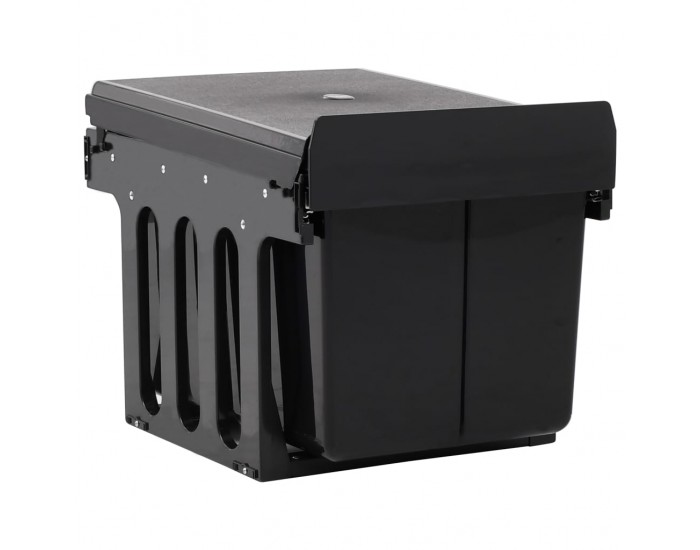 Sonata Кош за вграждане за кухненски шкаф, плавно затваряне, 48 л