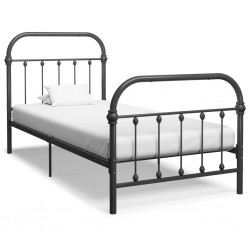 Sonata Рамка за легло, сива, метал, 90x200 см - Легла
