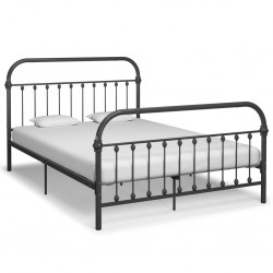 Sonata Рамка за легло, сива, метал, 160x200 см - Легла