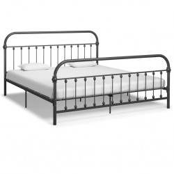 Sonata Рамка за легло, сива, метал, 180x200 см - Спалня