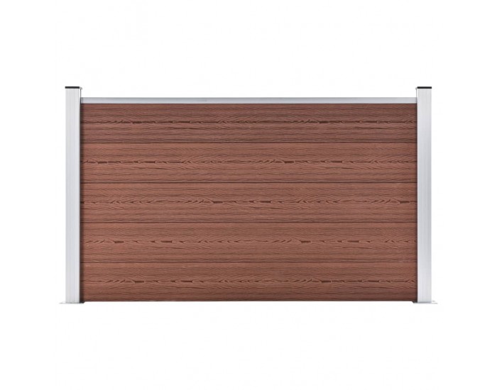 Sonata Градинска ограда, WPC, 180x105 см, кафява