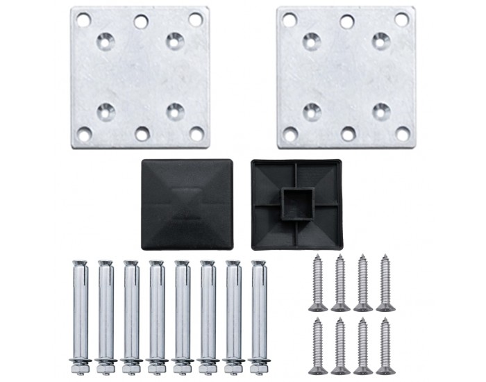 Sonata Градинска ограда, WPC, 180x105 см, кафява