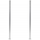 Sonata Оградни колове, 2 бр, алуминий, 185 см