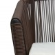 Sonata Градински столове, 2 бр, кафяв PVC ратан