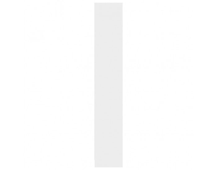 Sonata 4-етажна библиотека, бял гланц, 80x24x142 см, ПДЧ