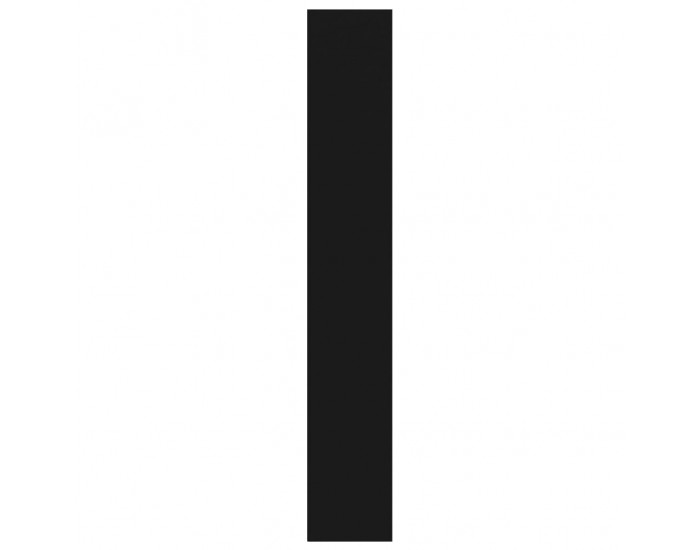 Sonata 5-етажна библиотека, черна, 80x30x189 см, ПДЧ