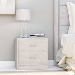Sonata Нощни шкафчета, 2 бр, бетоново сиво, 40x30x40 см, ПДЧ - Спалня