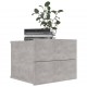Sonata Нощно шкафче, бетонно сиво, 40x30x30 см, ПДЧ