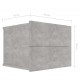 Sonata Нощни шкафчета, 2 бр, бетонно сиво, 40x30x30 см, ПДЧ