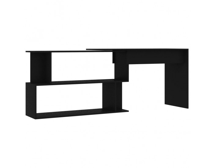 Sonata Ъглово бюро, черно, 200x50x76 см, ПДЧ Sonata Ъглово бюро, черно, 200x50x76 см, ПДЧ