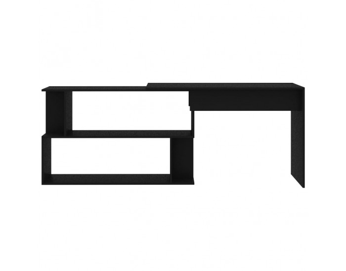 Sonata Ъглово бюро, черно, 200x50x76 см, ПДЧ Sonata Ъглово бюро, черно, 200x50x76 см, ПДЧ