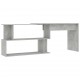 Sonata Ъглово бюро, бетонно сиво, 200x50x76 см, ПДЧ