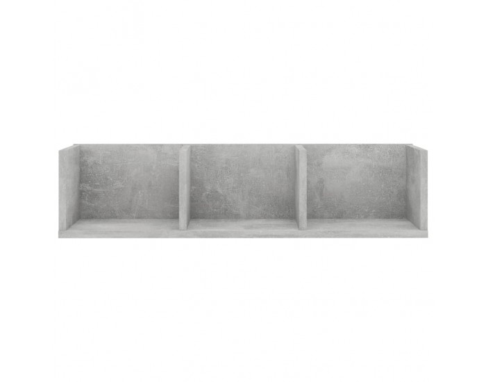 Sonata CD стенен рафт, бетонно сив, 75x18x18 см, ПДЧ Sonata CD стенен рафт, бетонно сив, 75x18x18 см, ПДЧ