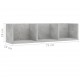 Sonata CD стенен рафт, бетонно сив, 75x18x18 см, ПДЧ Sonata CD стенен рафт, бетонно сив, 75x18x18 см, ПДЧ
