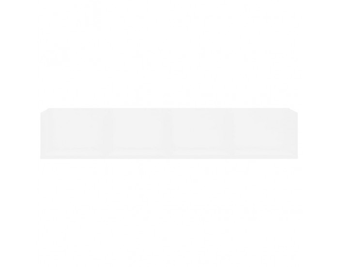 Sonata CD стенен рафт, бял, 100x18x18 см, ПДЧ