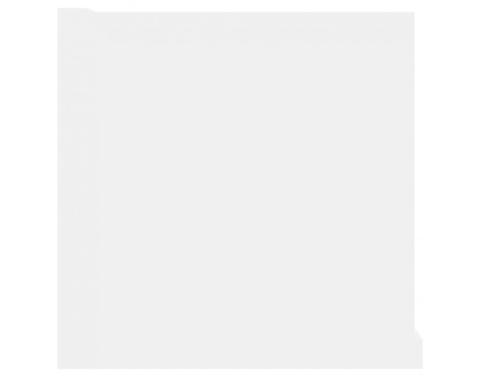 Sonata CD стенен рафт, бял, 100x18x18 см, ПДЧ