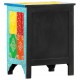 Sonata Ръчно рисувано нощно шкафче, 40х30х50 см, манго масив
