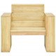 Sonata Градински стол, 89x76x76  см, импрегнирано борово дърво