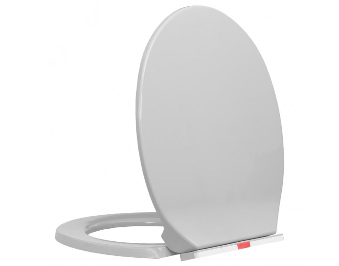 Sonata Тоалетна седалка плавно спускане бързо освобождаване светлосива