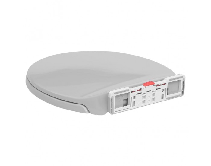 Sonata Тоалетна седалка плавно спускане бързо освобождаване светлосива