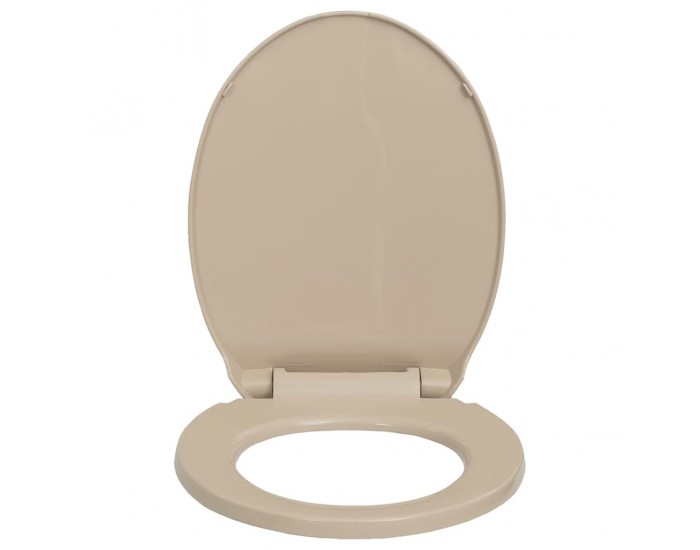 Sonata Тоалетна седалка с плавно затваряне, бежова, овална